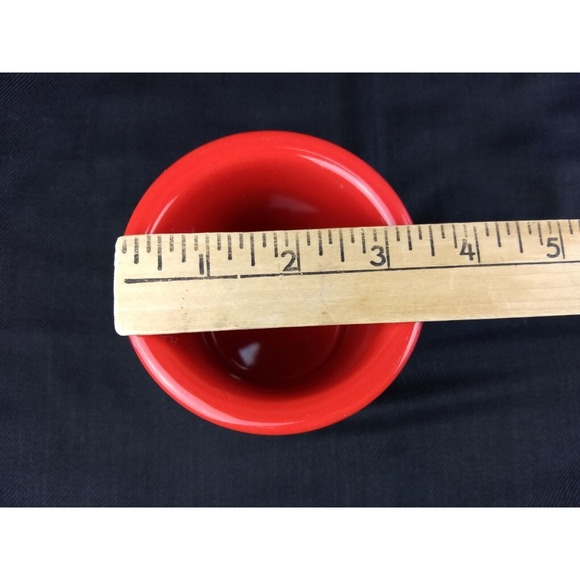 Black Dog Martha's Vineyard Coffee Mugs Orange & White Ceramic Diner Style Set/2 - Picture 15 of 16